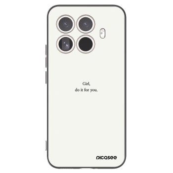 Picasee crna silikonska maskica za Xiaomi 15T Pro - Girl, do it for you