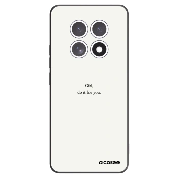 Picasee crna silikonska maskica za Xiaomi Redmi Note 15 - Girl, do it for you