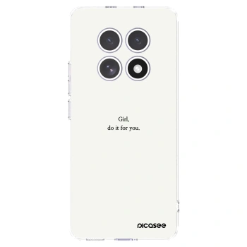 Picasee silikonska prozirna maskica za Xiaomi Redmi Note 15 - Girl, do it for you