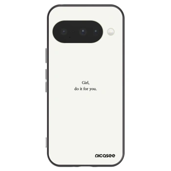 Picasee crna silikonska maskica za Google Pixel 10 - Girl, do it for you