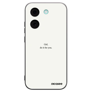 Picasee crna silikonska maskica za Xiaomi Poco X8 Pro - Girl, do it for you