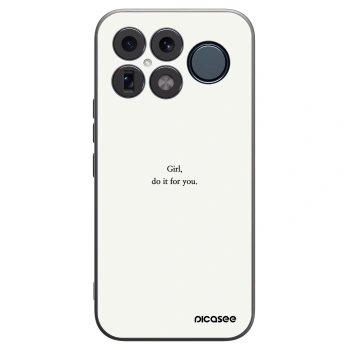 Picasee crna silikonska maskica za Xiaomi Poco F8 Ultra - Girl, do it for you