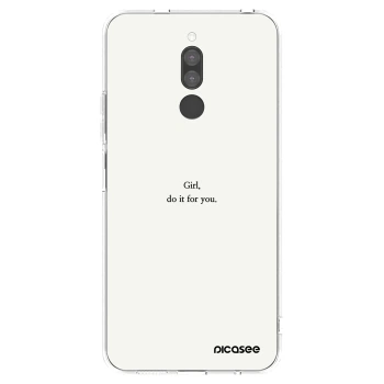 Picasee silikonska prozirna maskica za Xiaomi Redmi 8 - Girl, do it for you