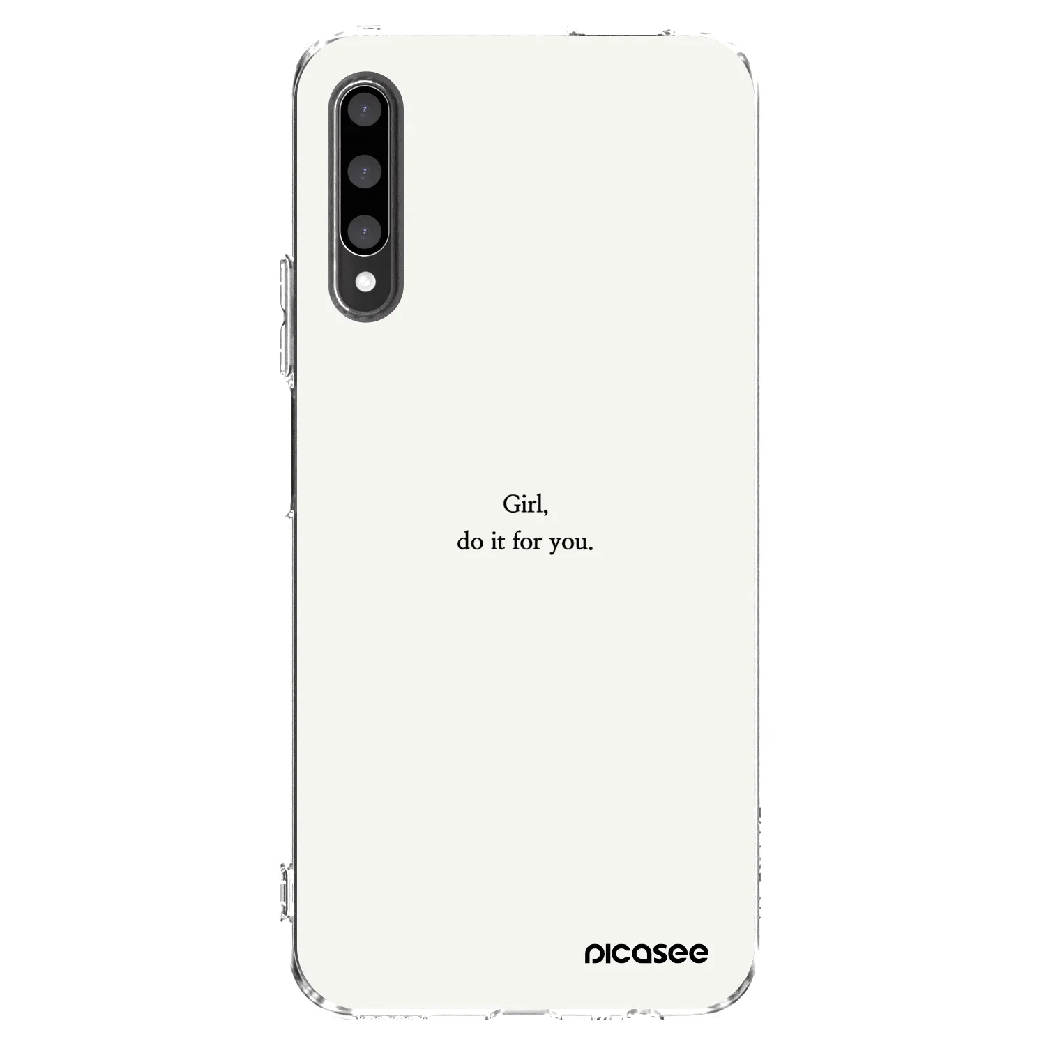 Picasee silikonska prozirna maskica za Honor 9X Pro - Girl, do it for you
