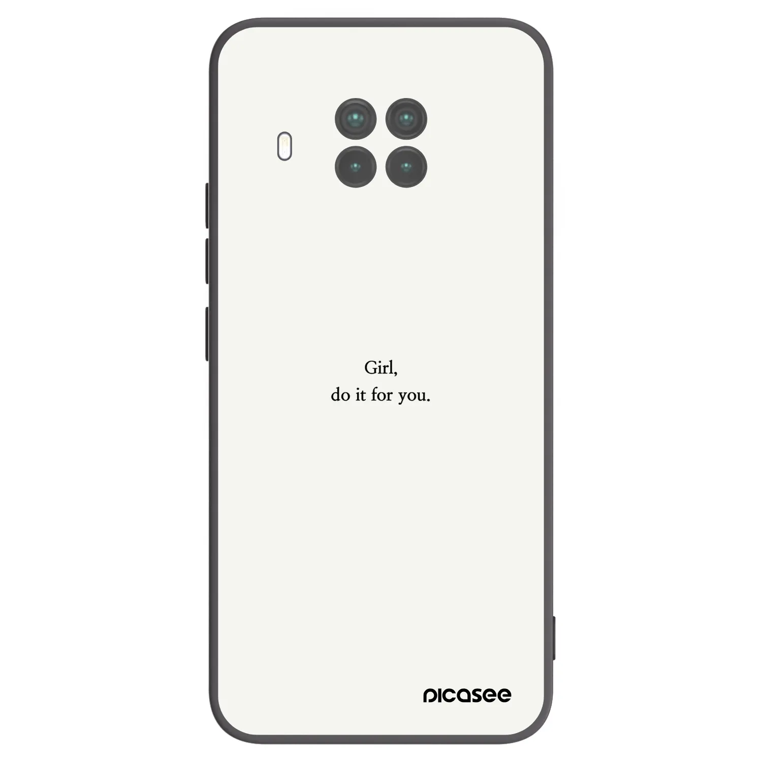 Picasee crna silikonska maskica za Xiaomi Mi 10T Lite - Girl, do it for you