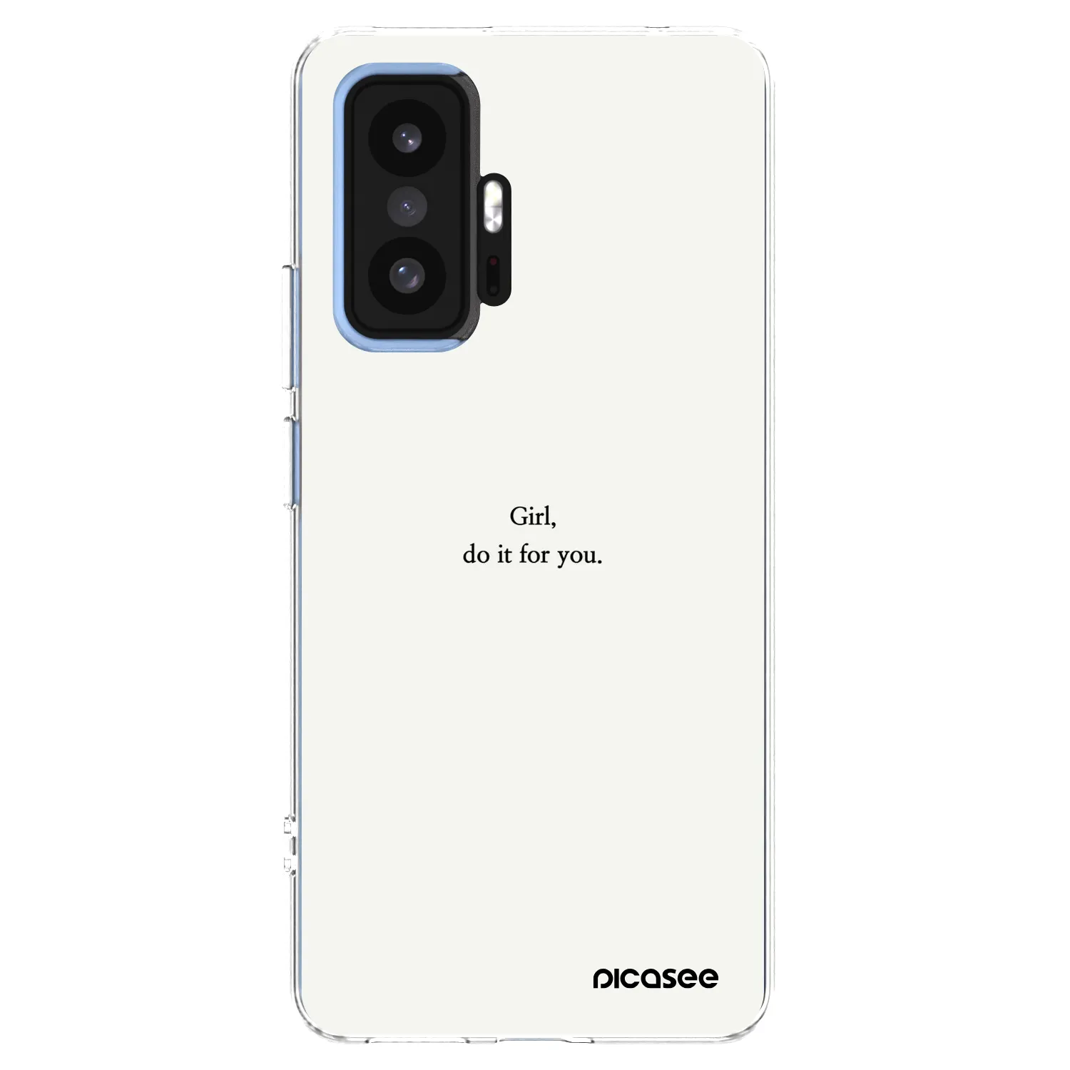 Picasee silikonska prozirna maskica za Xiaomi 11T - Girl, do it for you