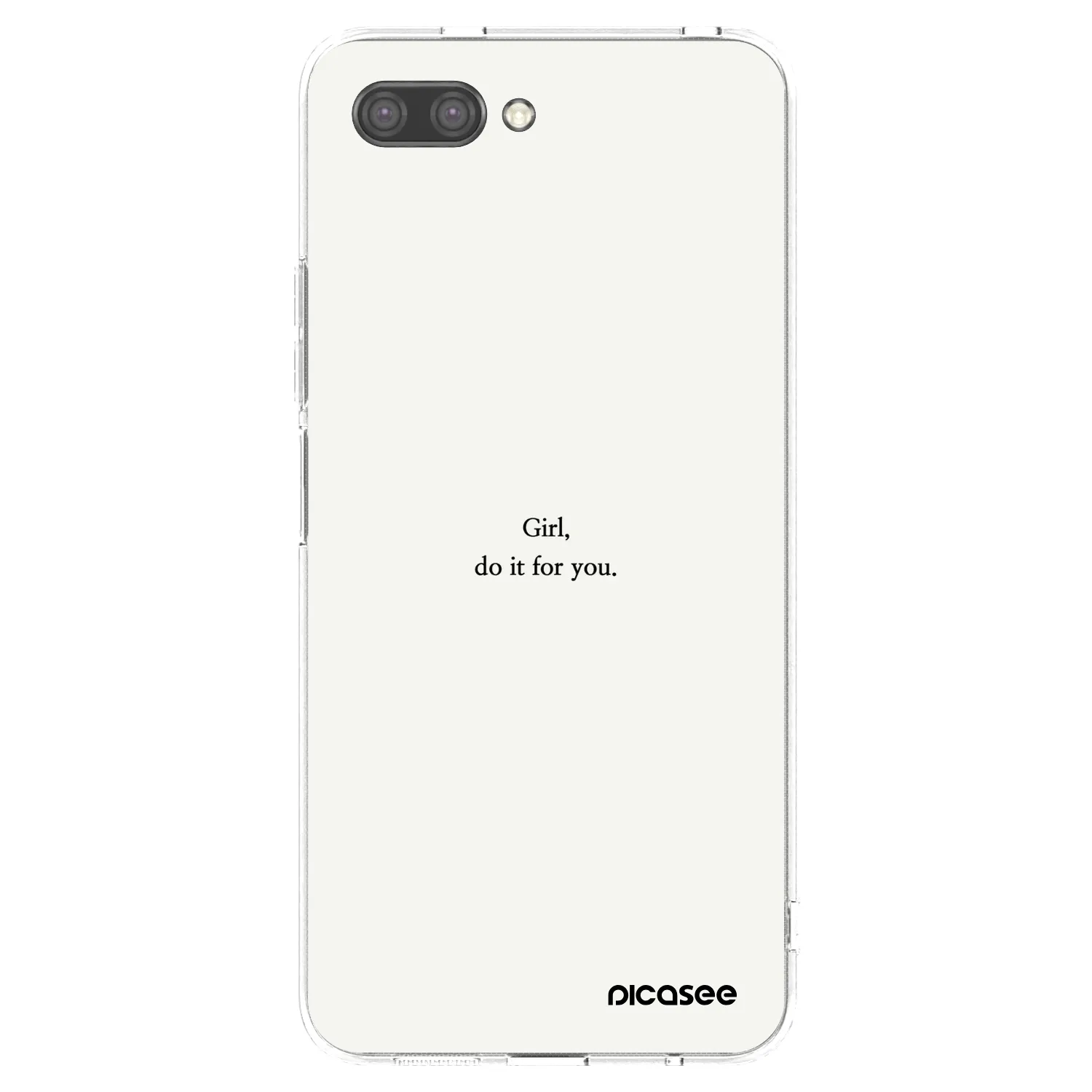 Picasee silikonska prozirna maskica za Honor 10 - Girl, do it for you