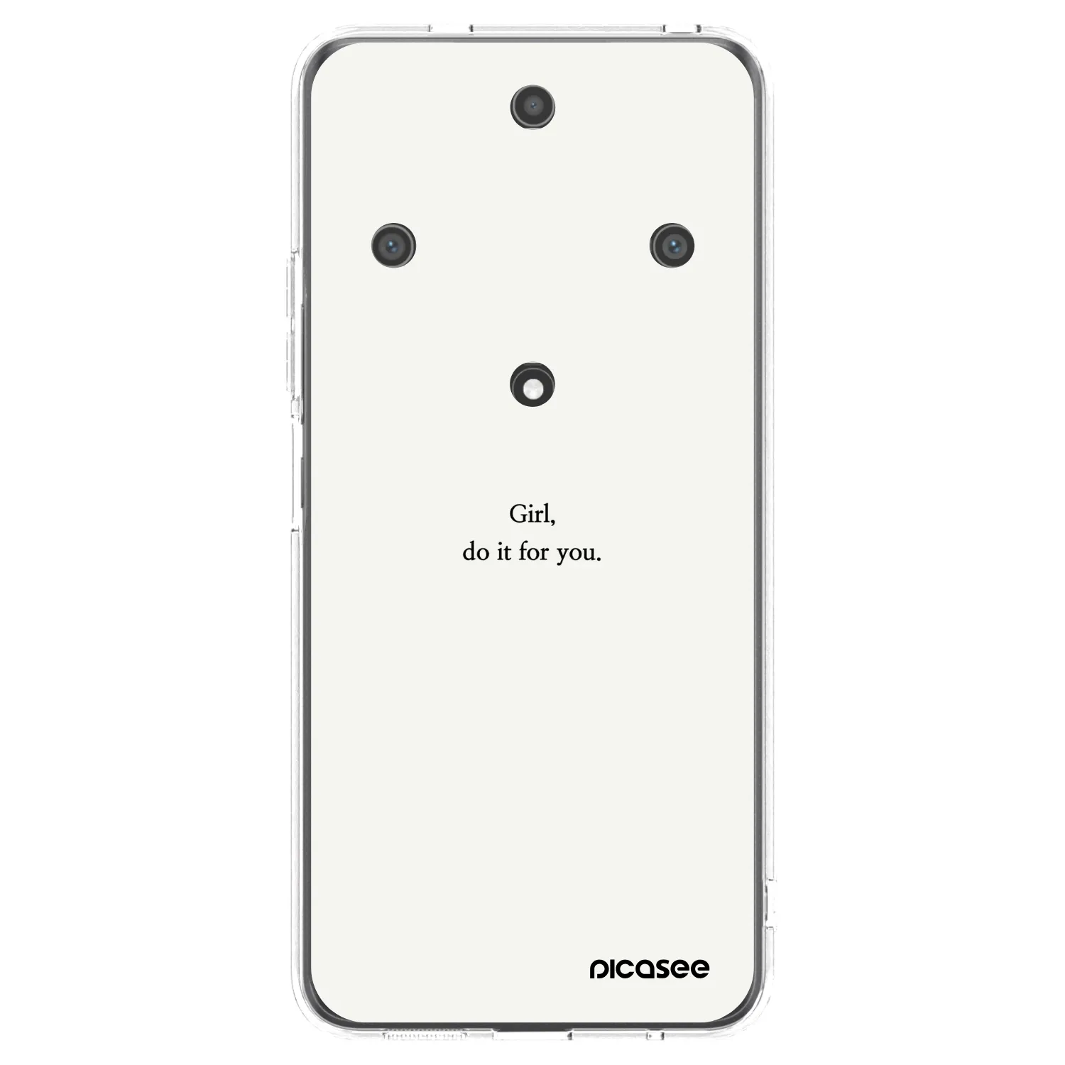 Picasee silikonska prozirna maskica za Honor Magic5 Lite 5G - Girl, do it for you