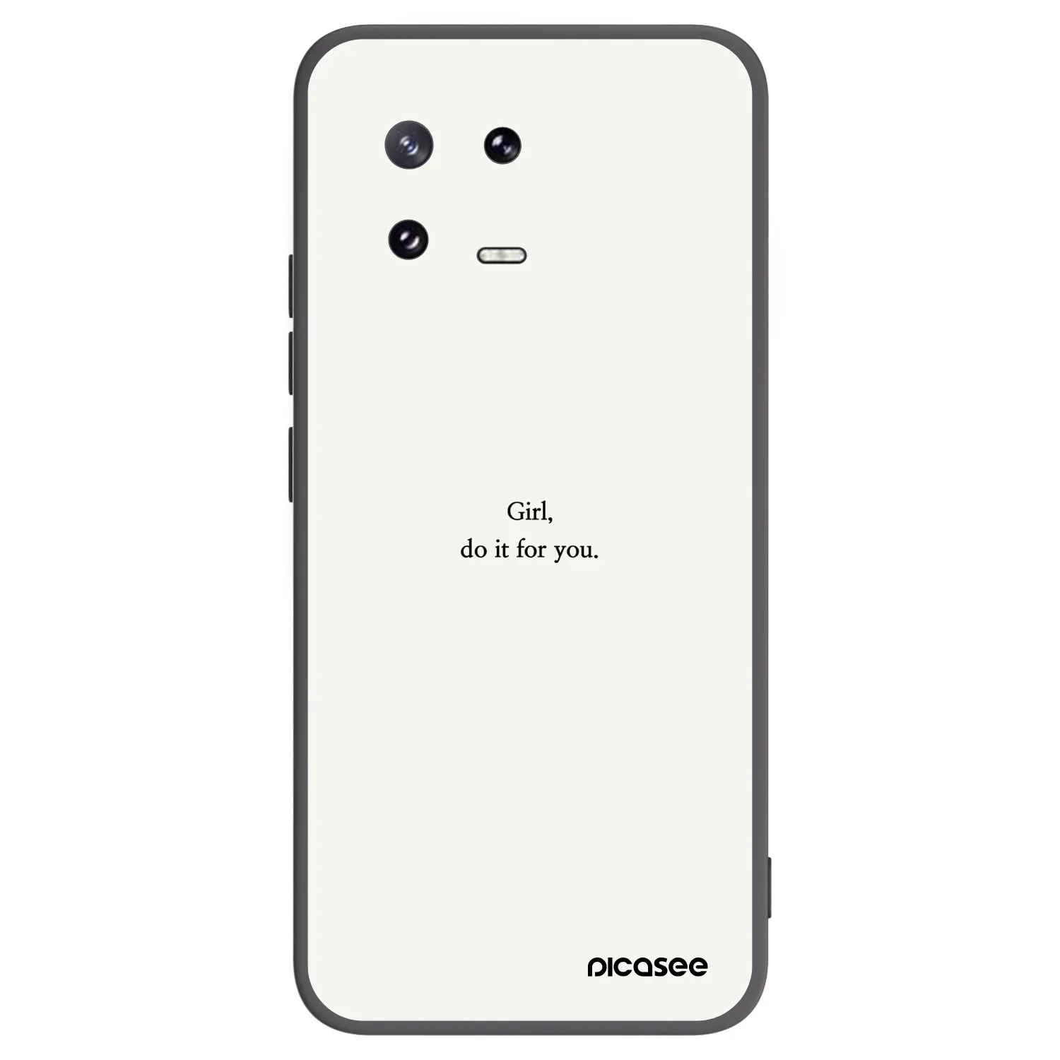 Picasee crna silikonska maskica za Xiaomi 13 Pro - Girl, do it for you