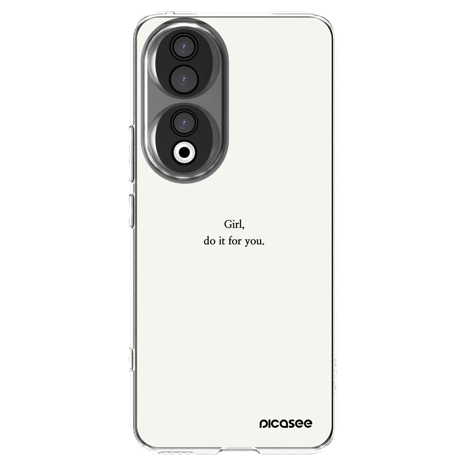 Picasee silikonska prozirna maskica za Honor 90 5G - Girl, do it for you