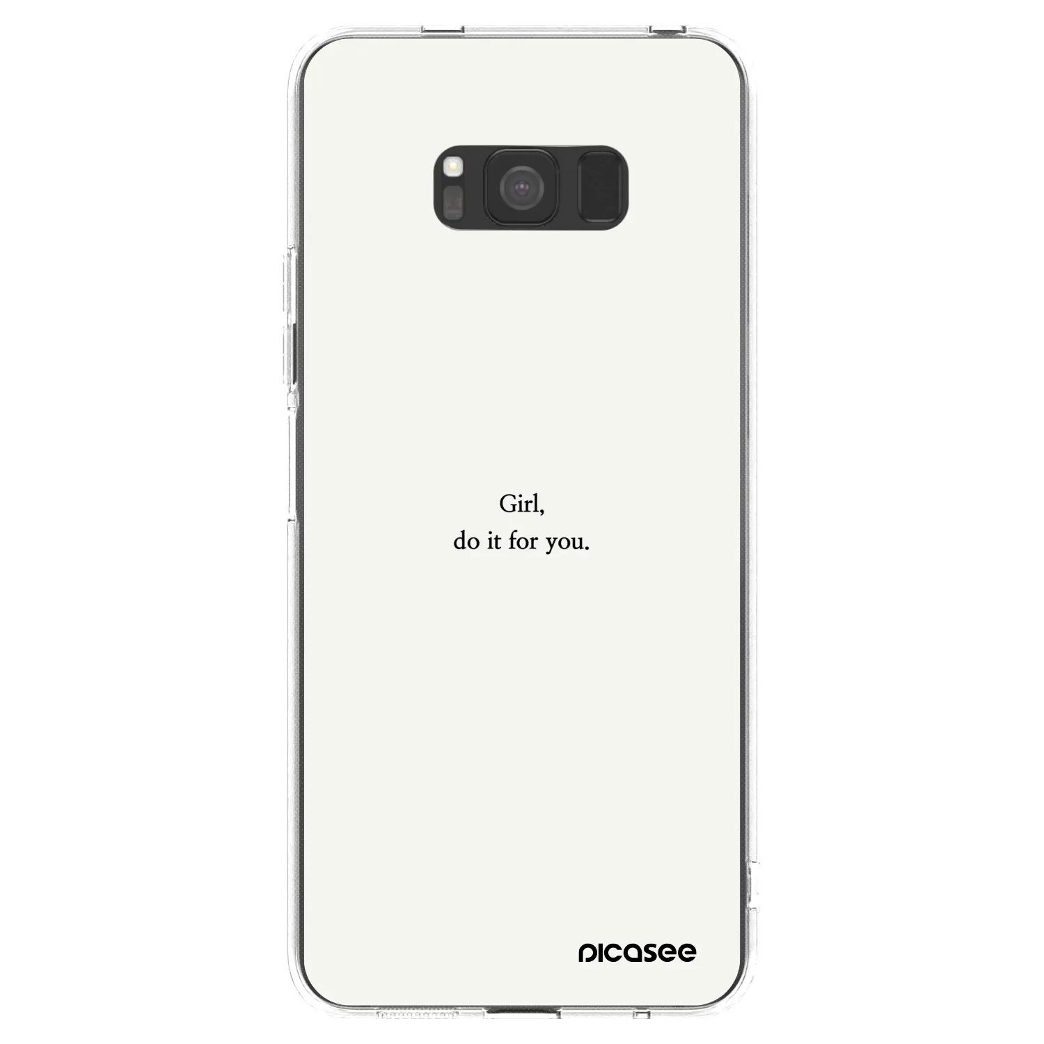 Picasee silikonska prozirna maskica za Samsung Galaxy A73 5G - Girl, do it for you