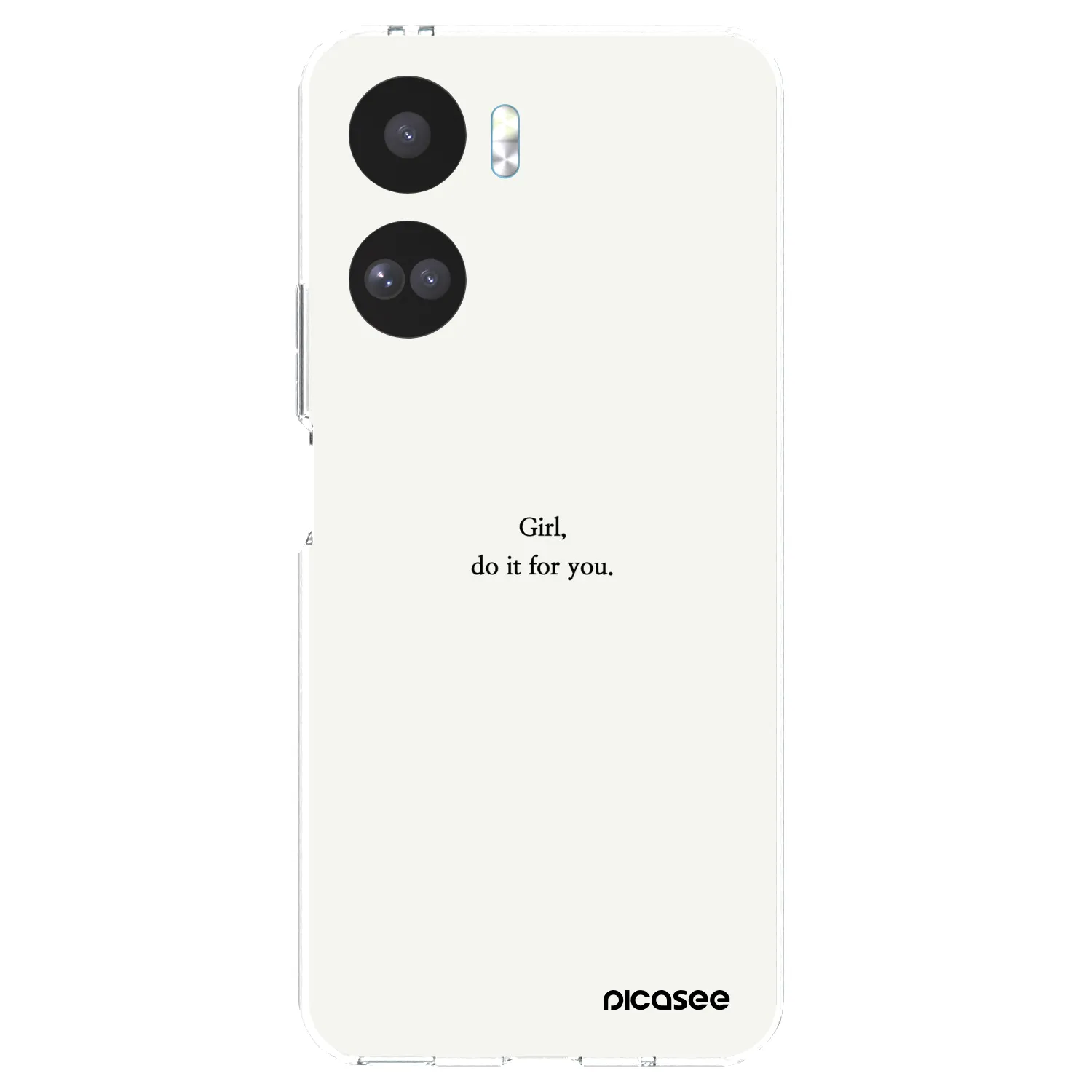 Picasee silikonska prozirna maskica za Honor 90 Lite 5G - Girl, do it for you
