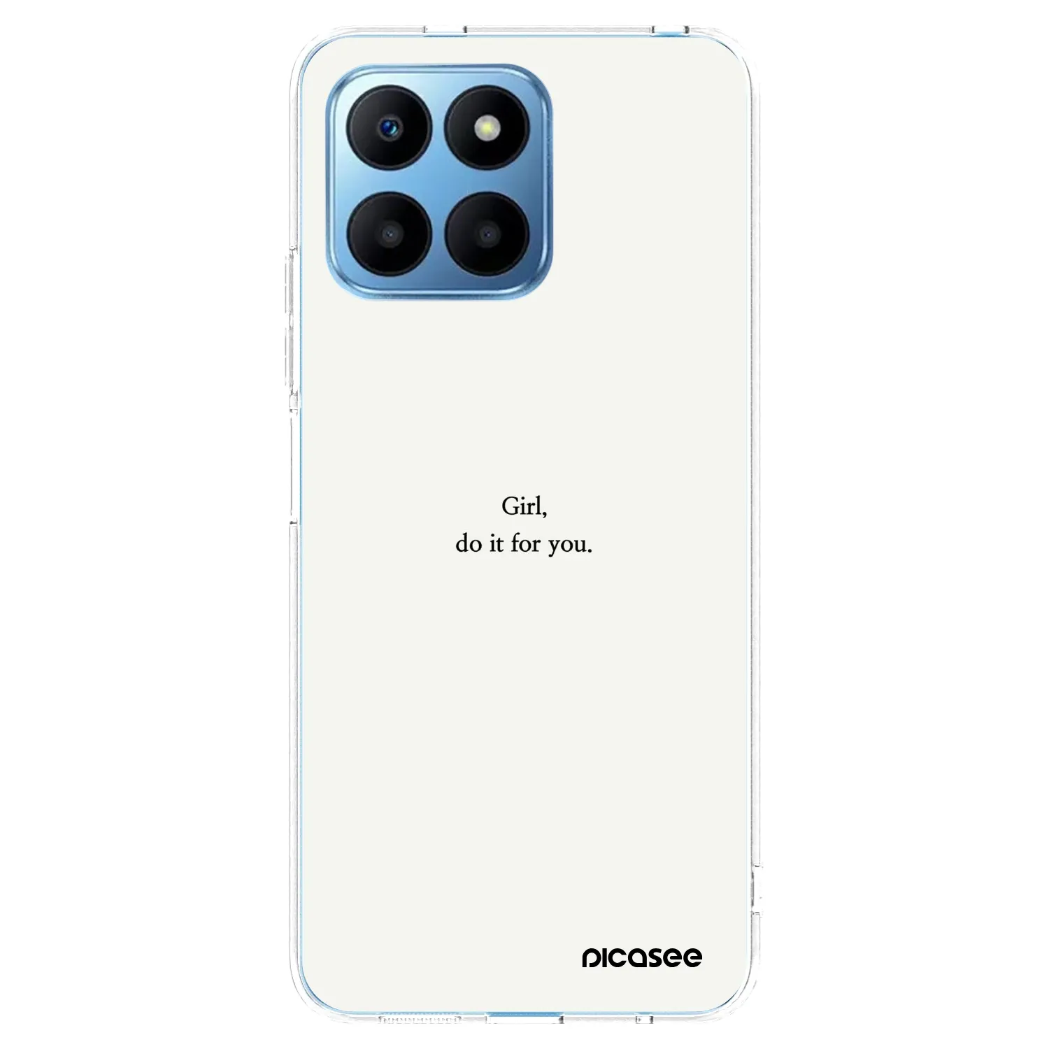 Picasee silikonska prozirna maskica za Honor 70 Lite - Girl, do it for you