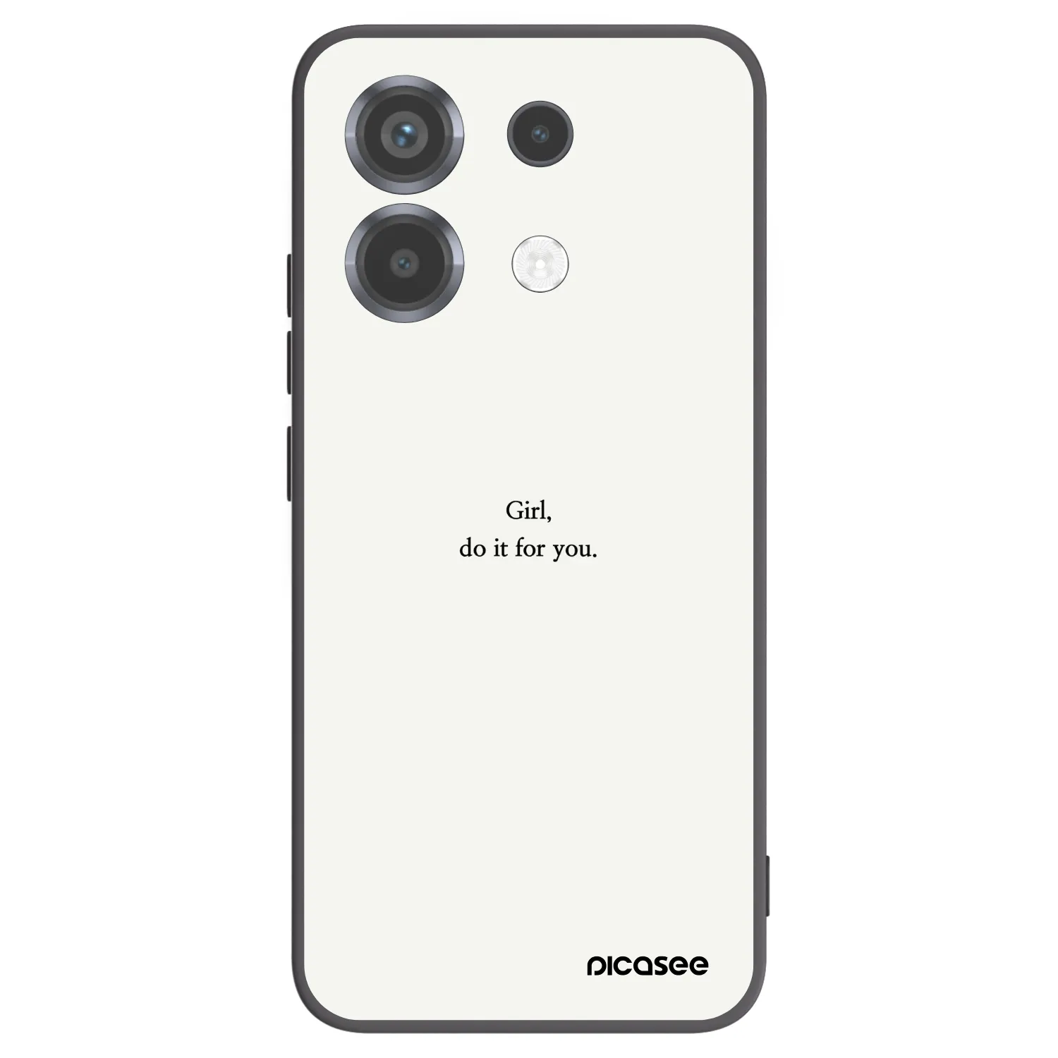 Picasee crna silikonska maskica za Xiaomi Poco X6 - Girl, do it for you