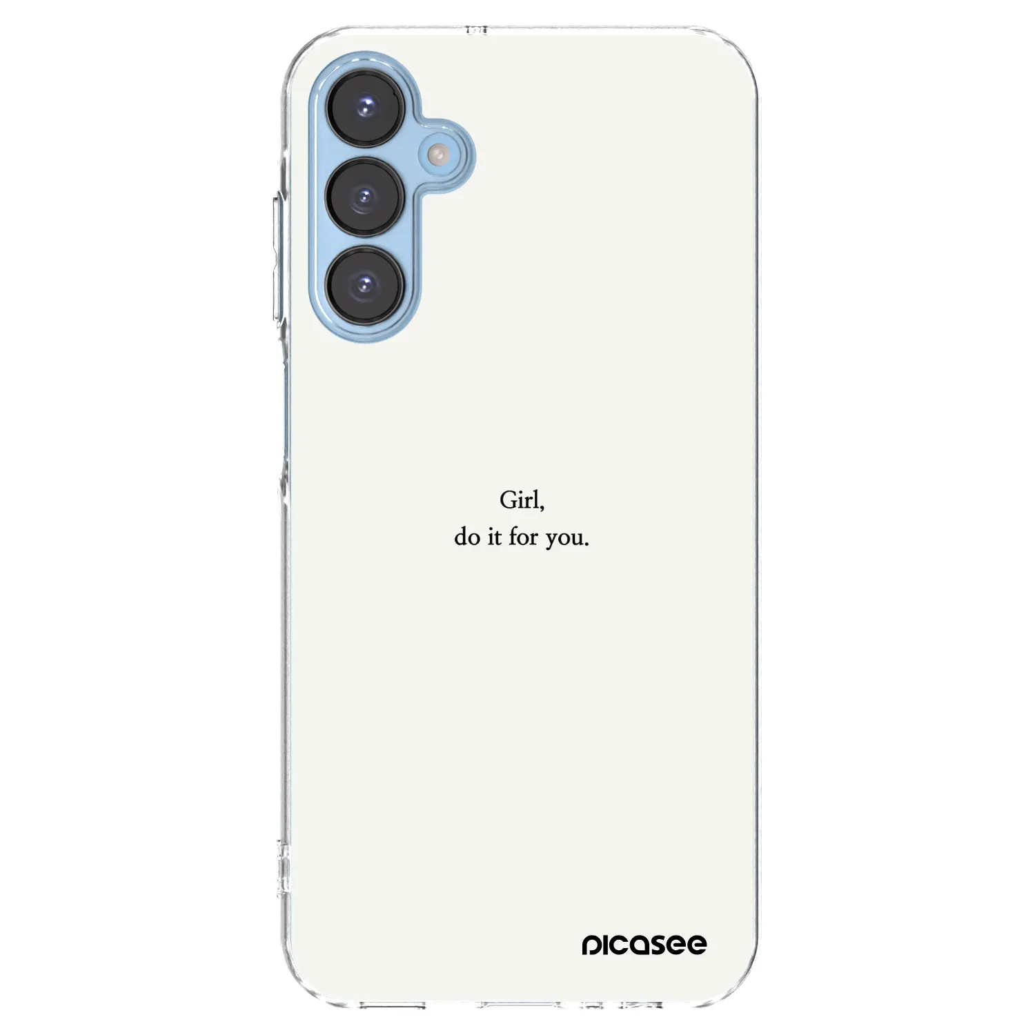 Picasee silikonska prozirna maskica za Samsung Galaxy A15 A156B 5G - Girl, do it for you