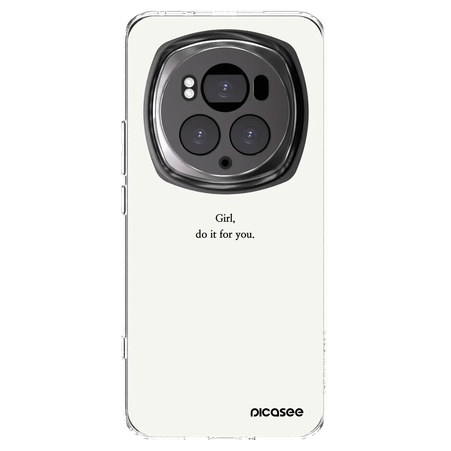 Picasee silikonska prozirna maskica za Honor Magic6 Pro - Girl, do it for you