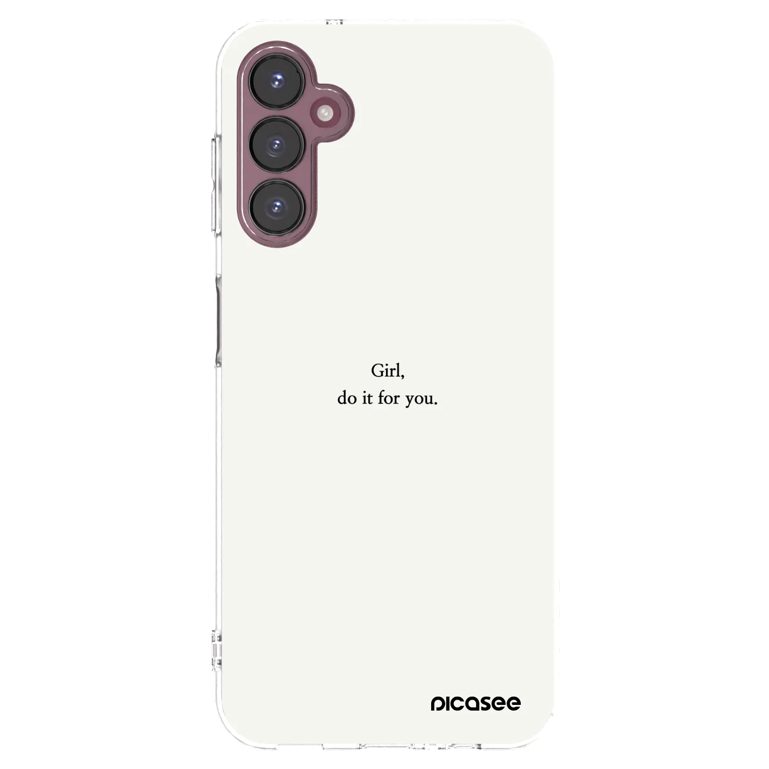 Picasee silikonska prozirna maskica za Samsung Galaxy A05s A057G - Girl, do it for you