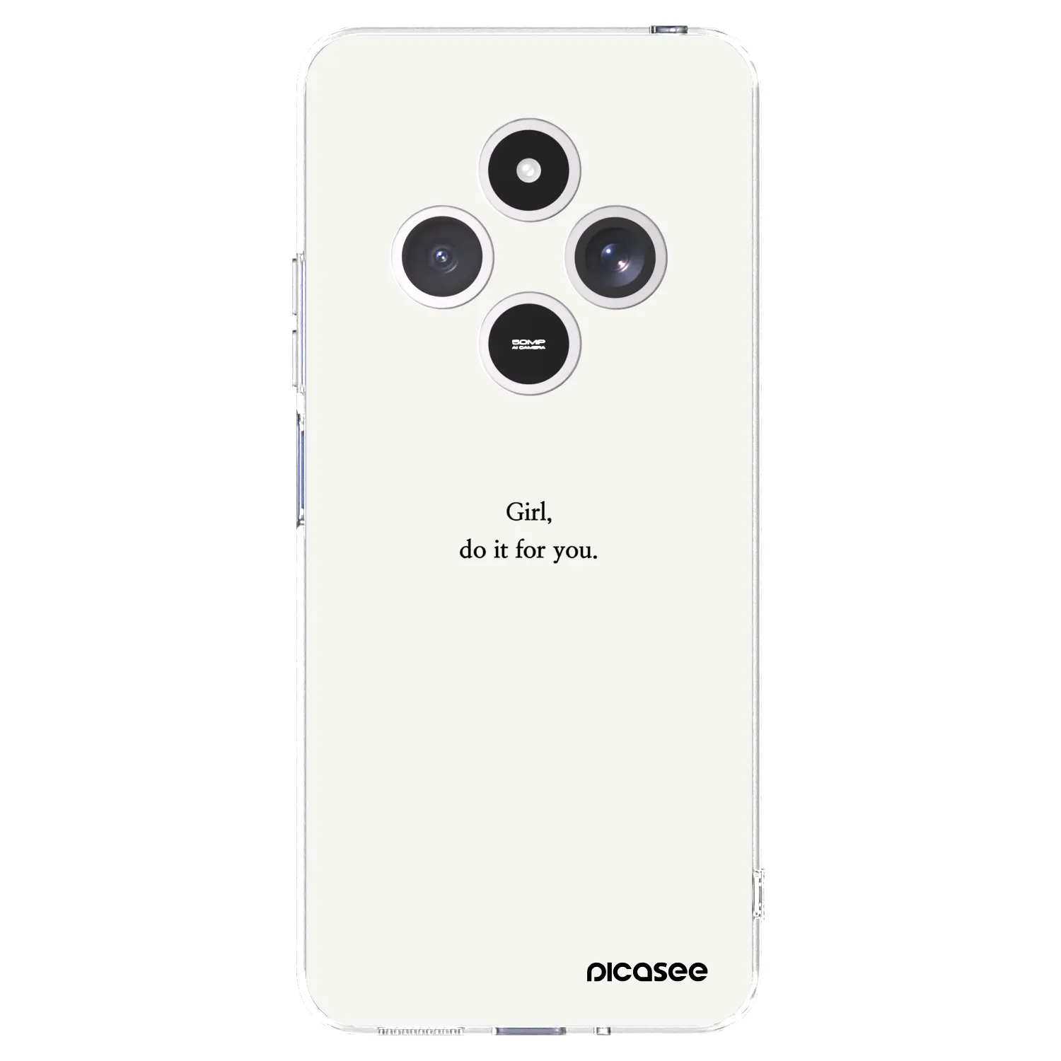 Picasee silikonska prozirna maskica za Xiaomi Redmi 14C - Girl, do it for you
