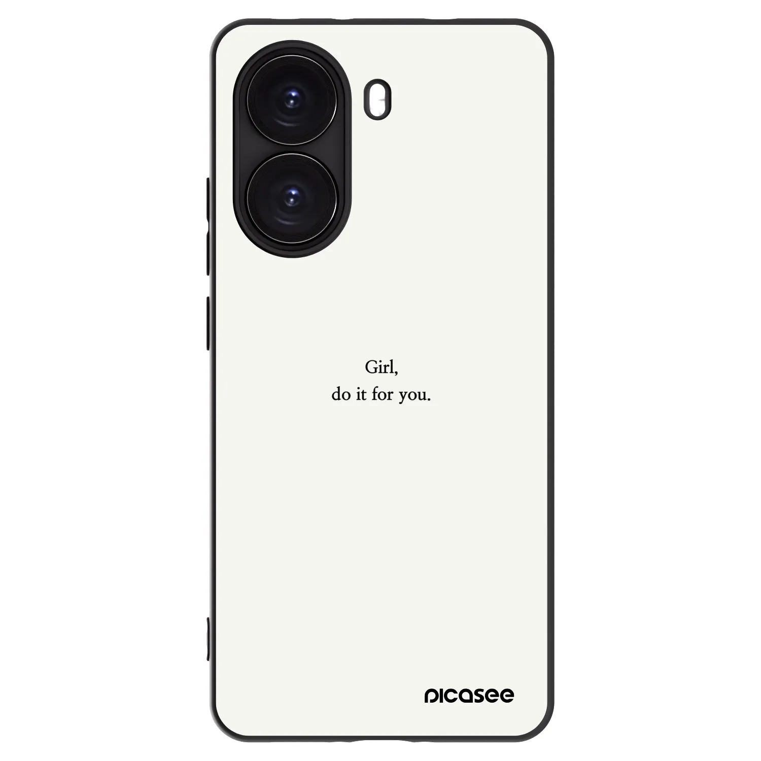 Picasee crna silikonska maskica za Xiaomi Poco X7 Pro 5G - Girl, do it for you