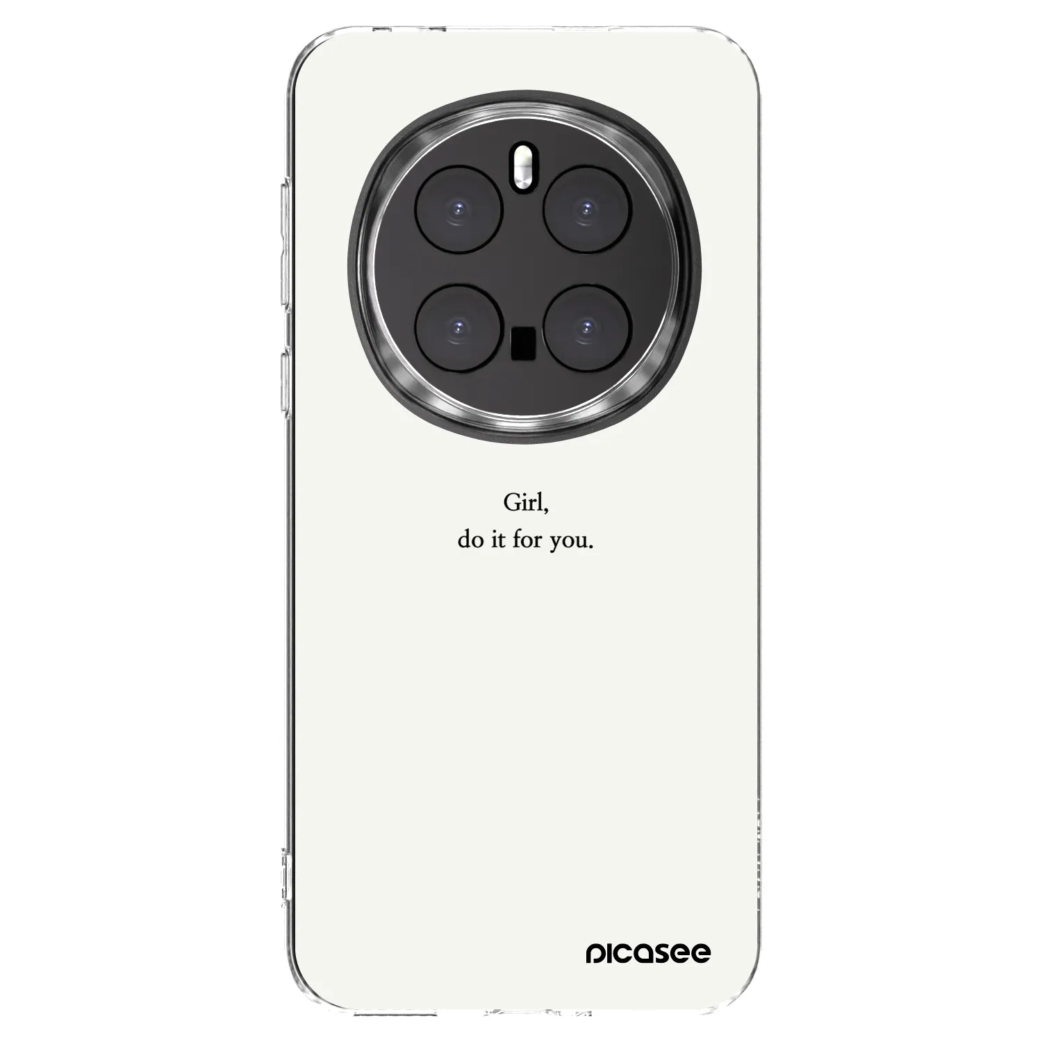 Picasee silikonska prozirna maskica za Honor Magic7 Pro 5G - Girl, do it for you