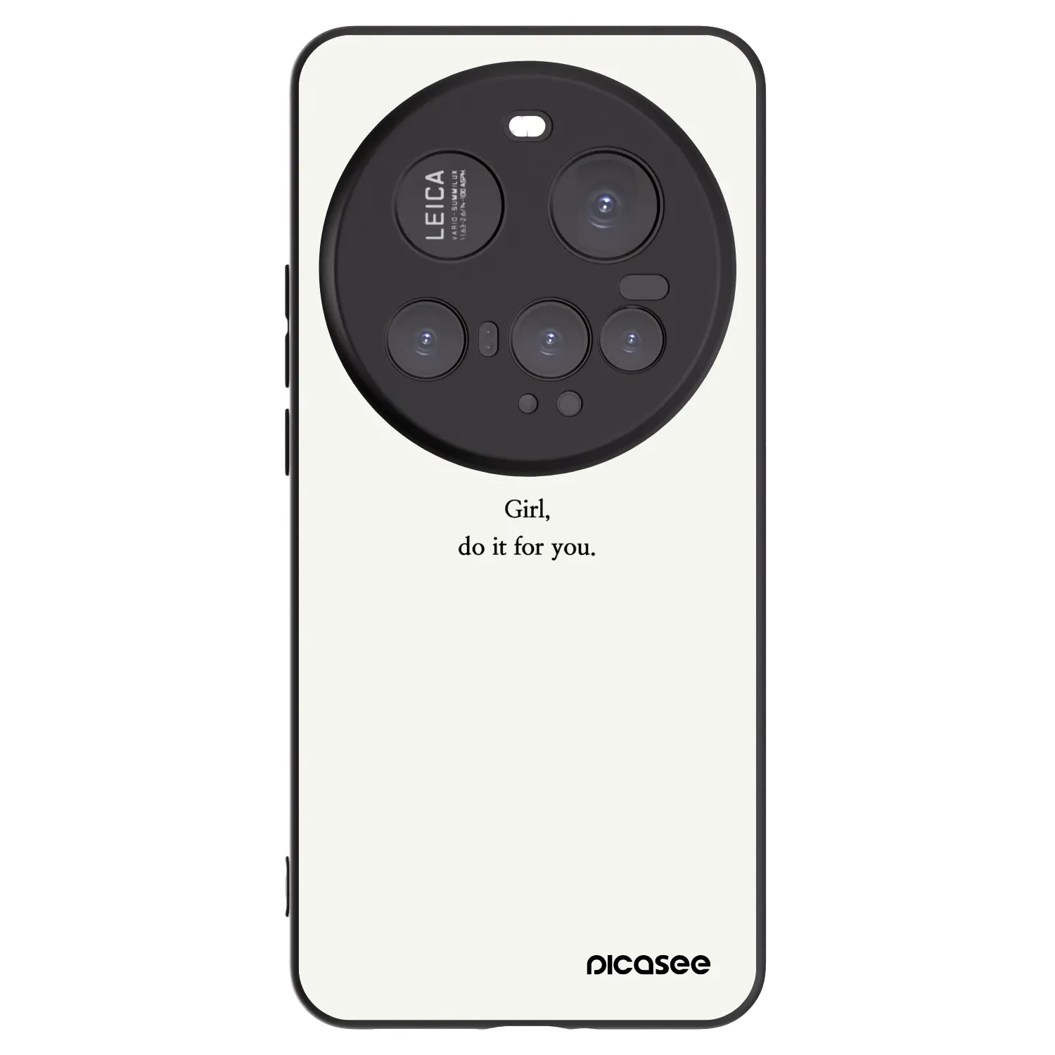 Picasee crna silikonska maskica za Xiaomi 15 Ultra - Girl, do it for you