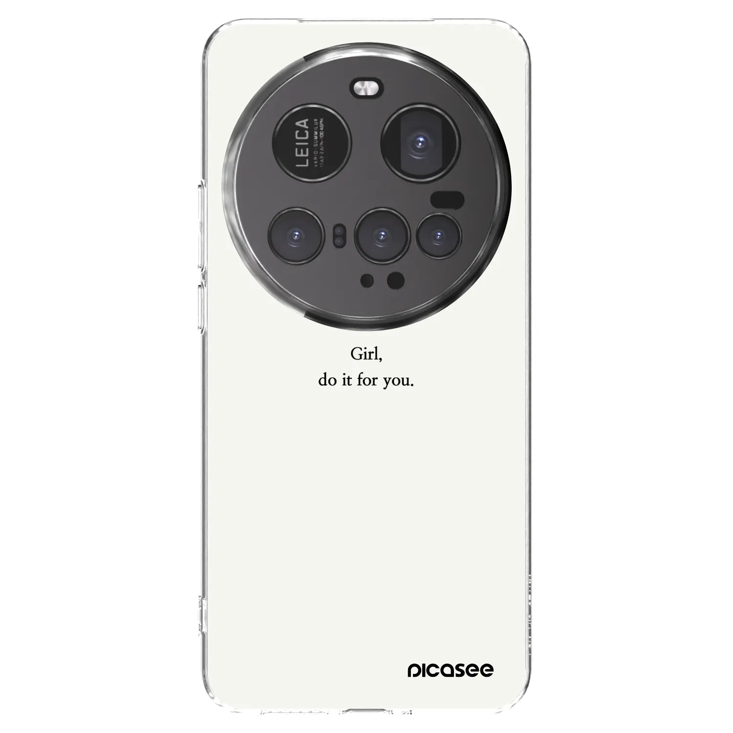 Picasee silikonska prozirna maskica za Xiaomi 15 Ultra - Girl, do it for you