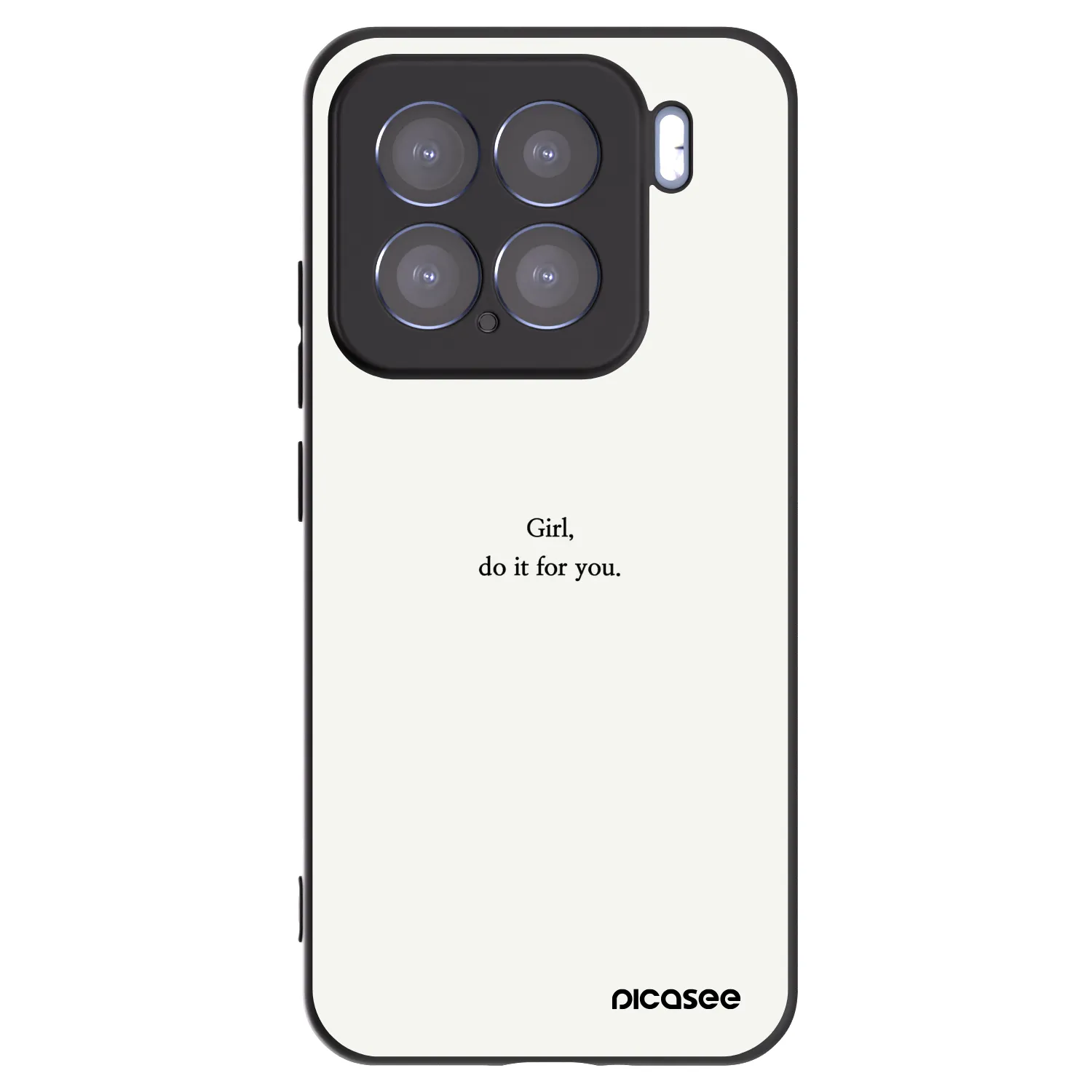 Picasee crna silikonska maskica za Xiaomi 15 - Girl, do it for you