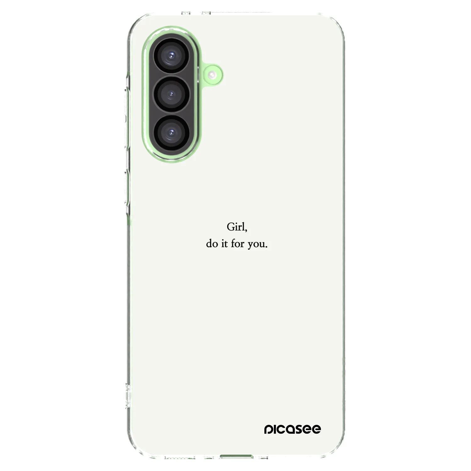 Picasee silikonska prozirna maskica za Samsung Galaxy A26 5G A266B - Girl, do it for you