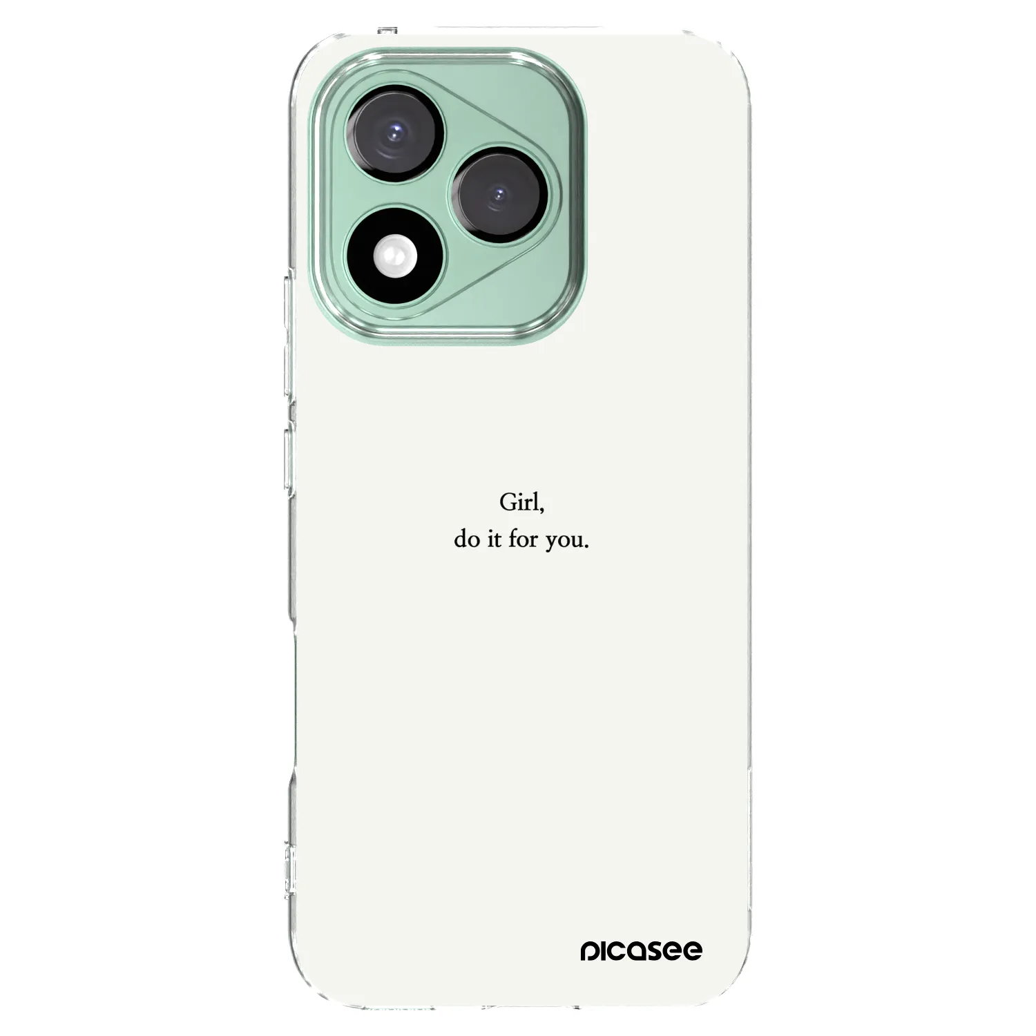 Picasee silikonska prozirna maskica za Honor 400 Lite 5G - Girl, do it for you
