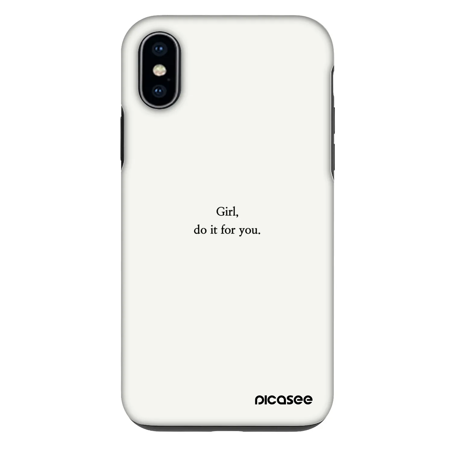 Picasee Fashion Case za Apple iPhone X/XS - Girl, do it for you