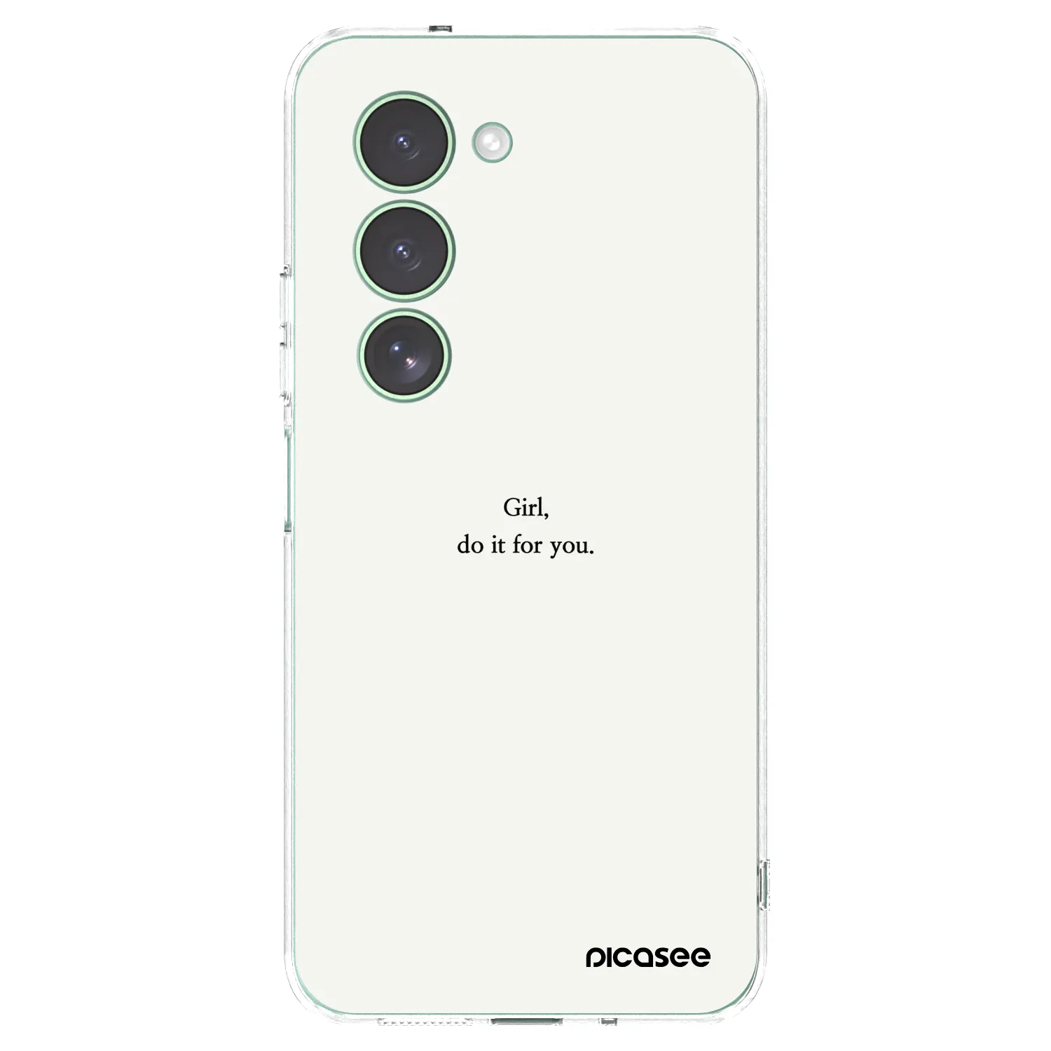 Picasee silikonska prozirna maskica za Xiaomi Redmi 15 5G - Girl, do it for you
