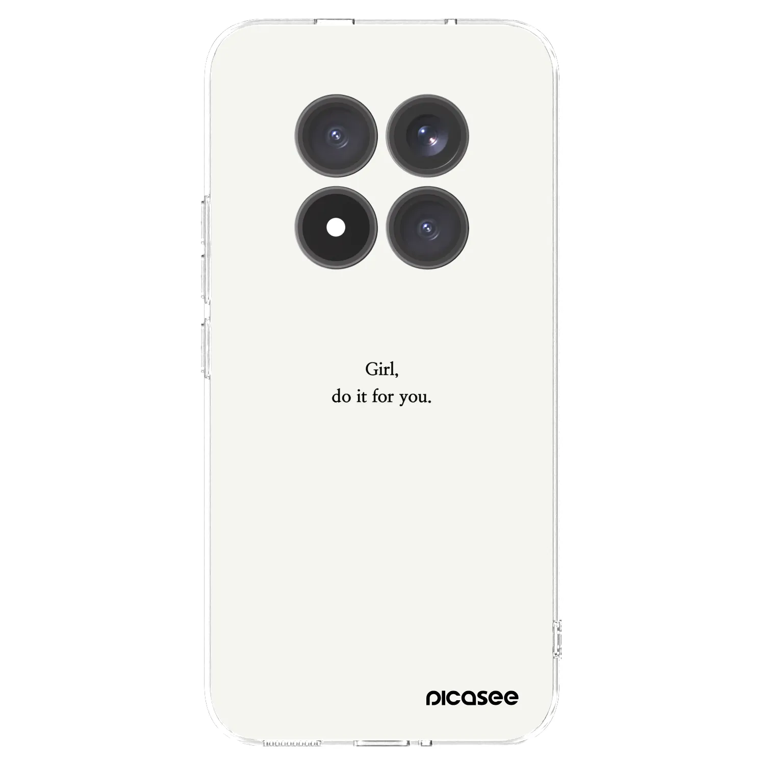 Picasee silikonska prozirna maskica za Xiaomi Redmi Note 15 Pro+ - Girl, do it for you