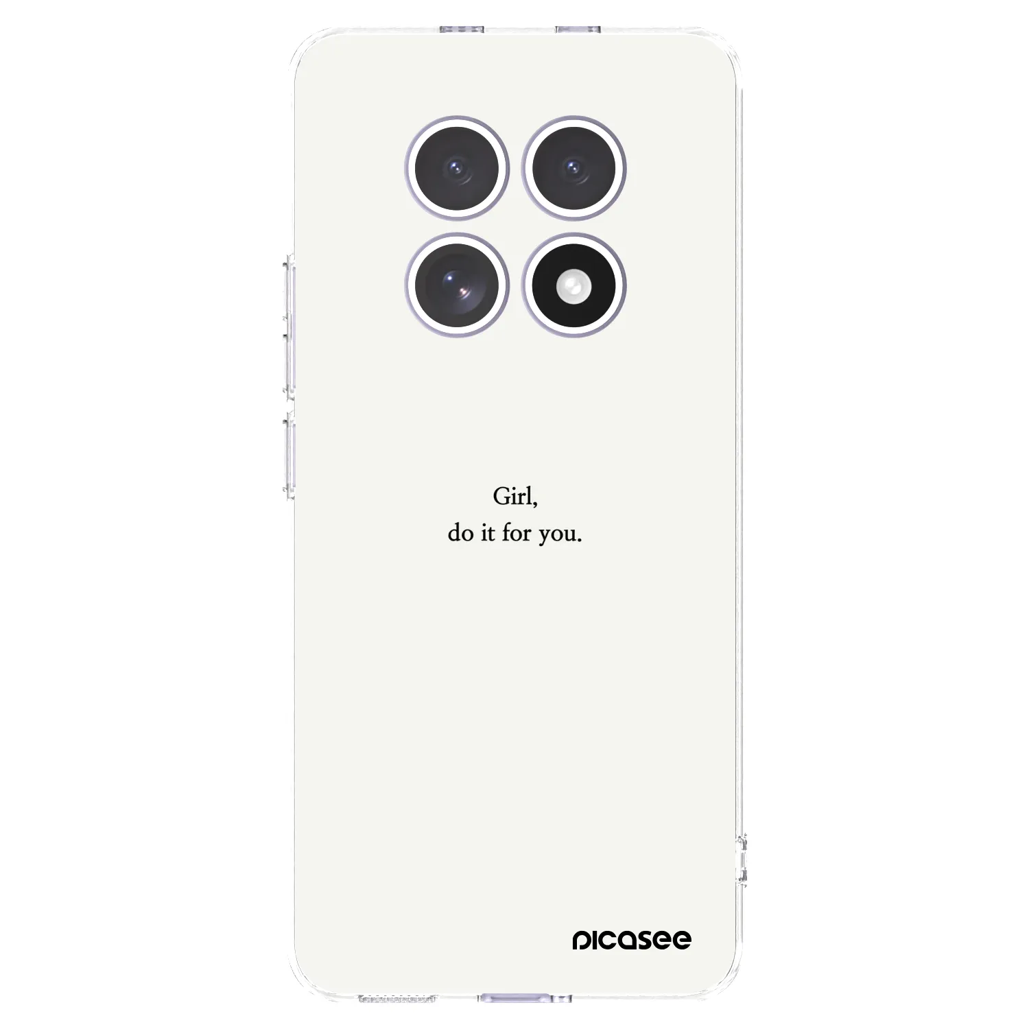 Picasee silikonska prozirna maskica za Xiaomi Redmi Note 15 - Girl, do it for you