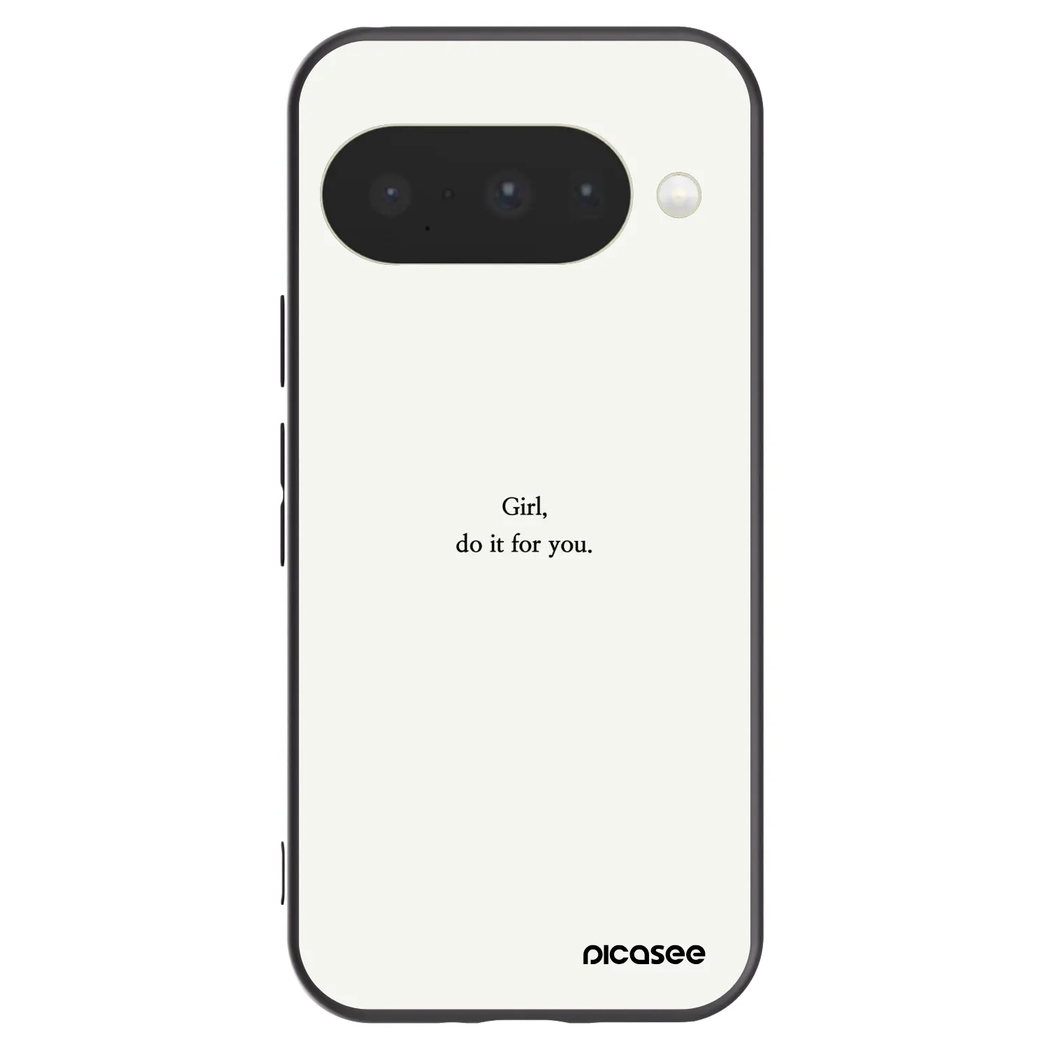 Picasee crna silikonska maskica za Google Pixel 10 - Girl, do it for you