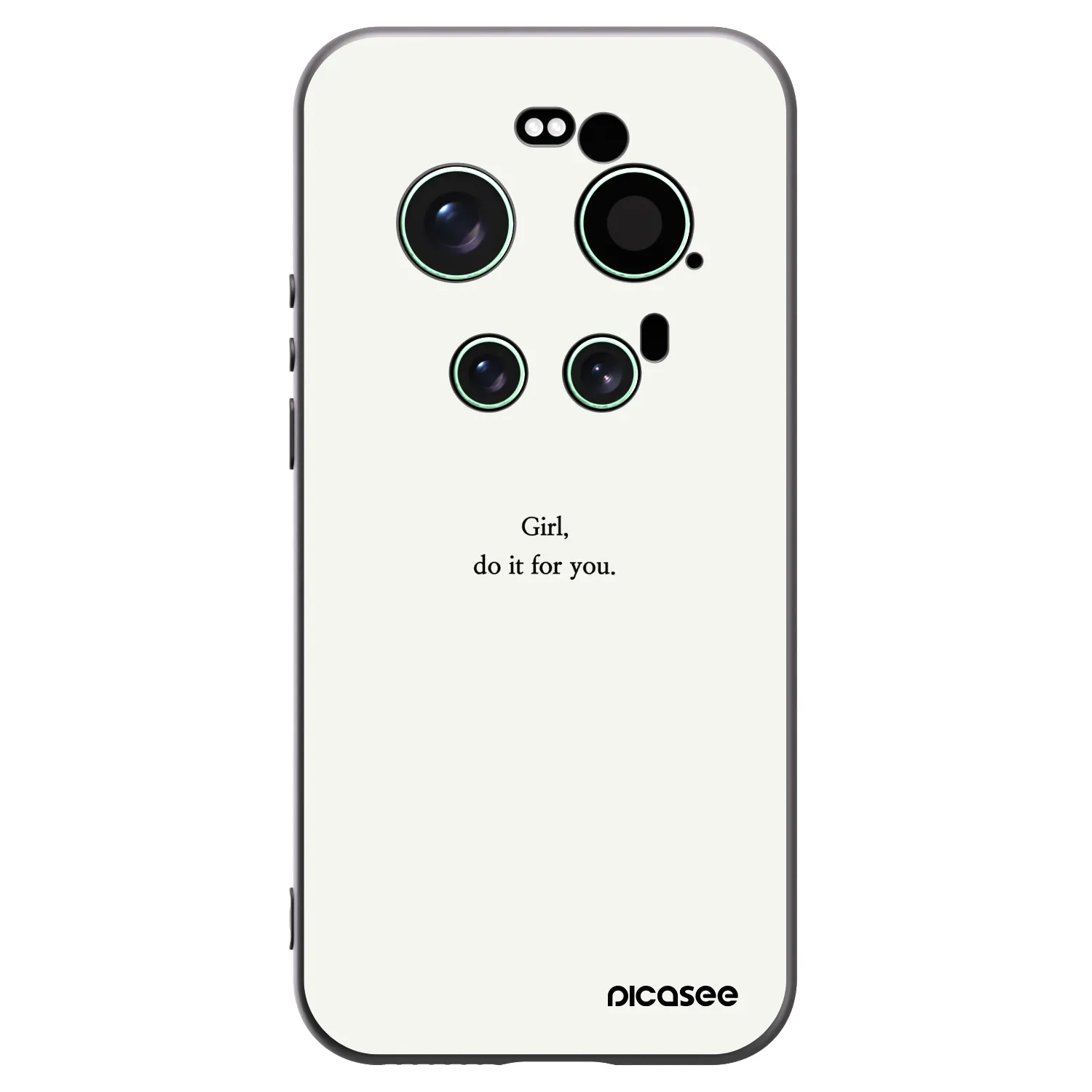 Picasee crna silikonska maskica za Xiaomi 17 Ultra - Girl, do it for you