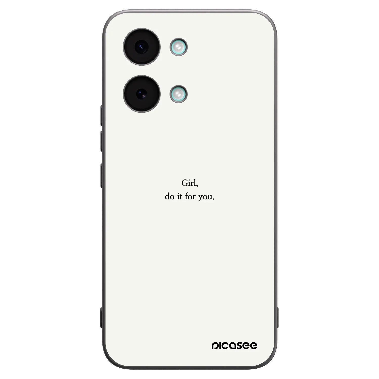 Picasee crna silikonska maskica za Xiaomi Poco X8 Pro Max - Girl, do it for you