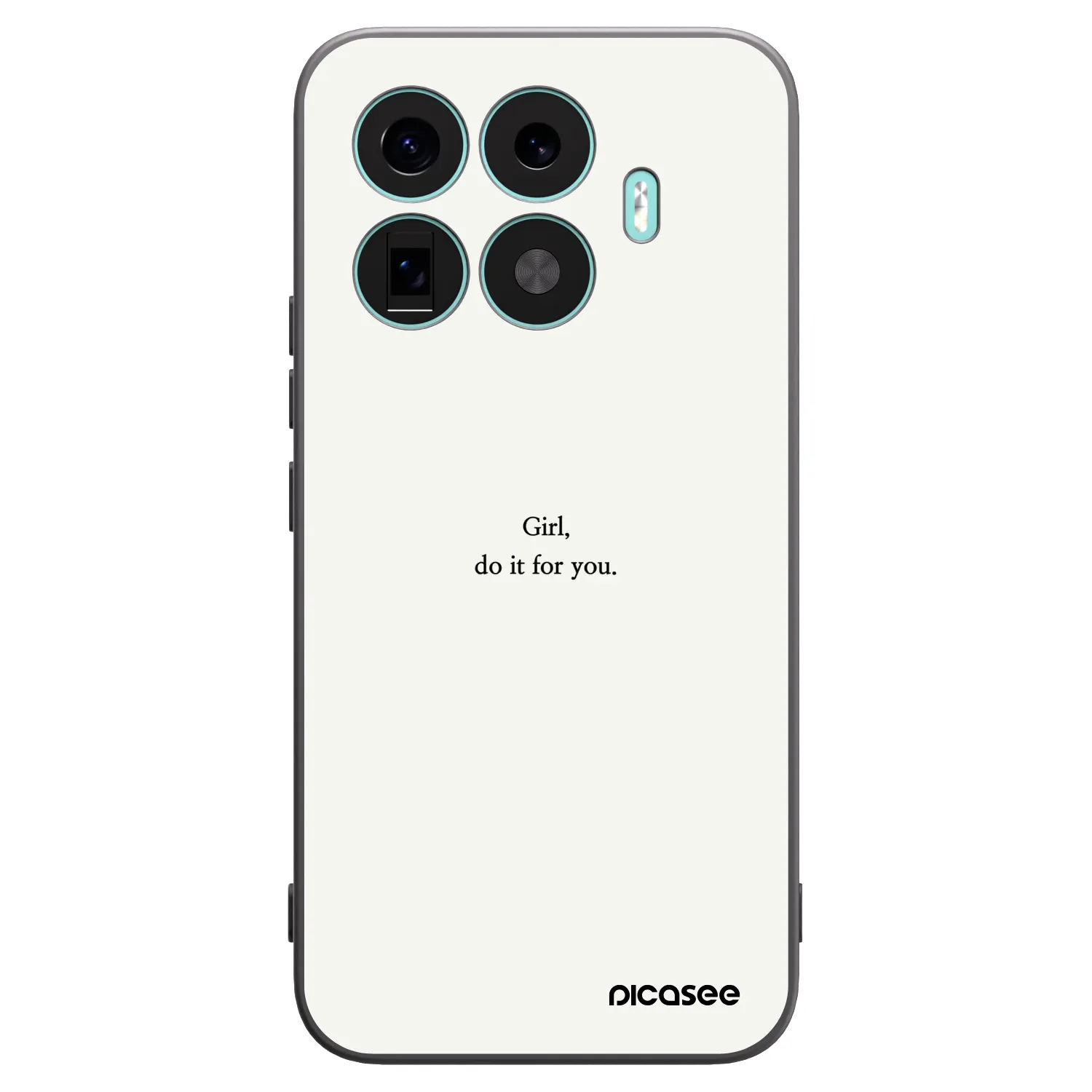 Picasee crna silikonska maskica za Xiaomi 17T Pro - Girl, do it for you