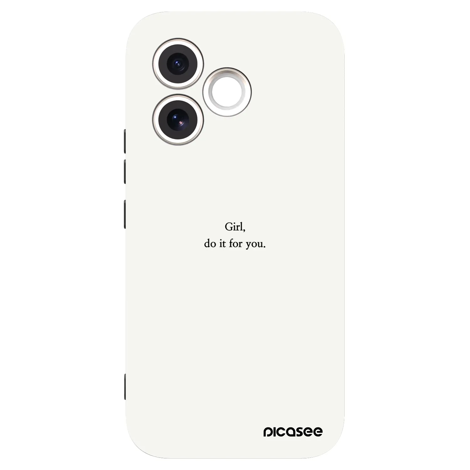 Picasee crna silikonska maskica za Honor 600 Lite - Girl, do it for you