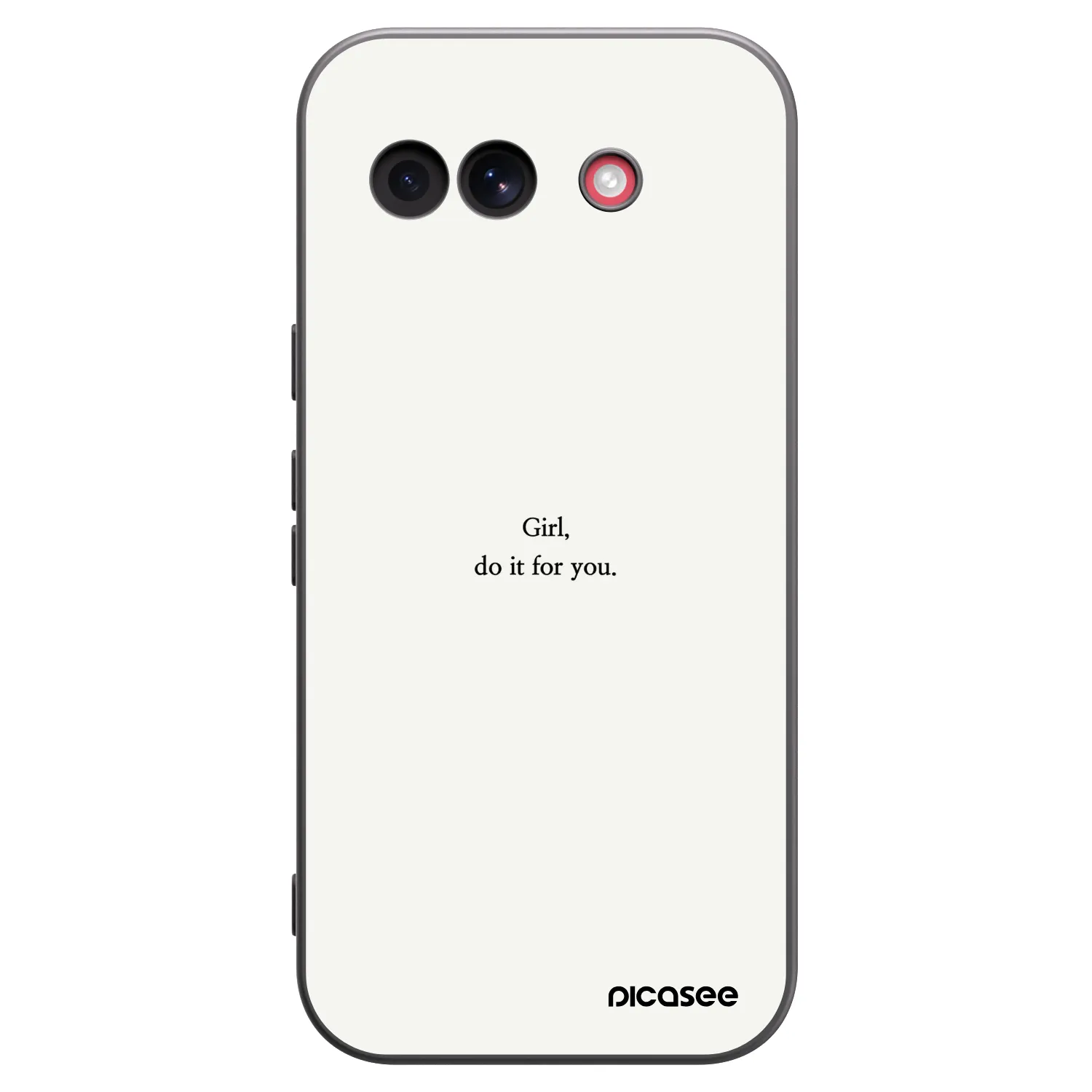 Crna silikonska maskica za Google Pixel 10a - Girl, do it for you