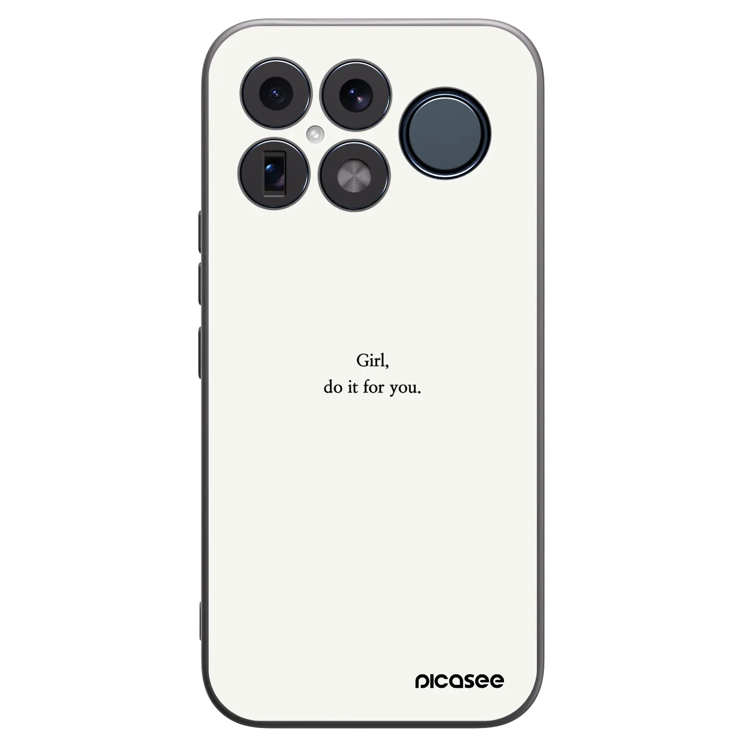 Picasee crna silikonska maskica za Xiaomi Poco F8 Ultra - Girl, do it for you