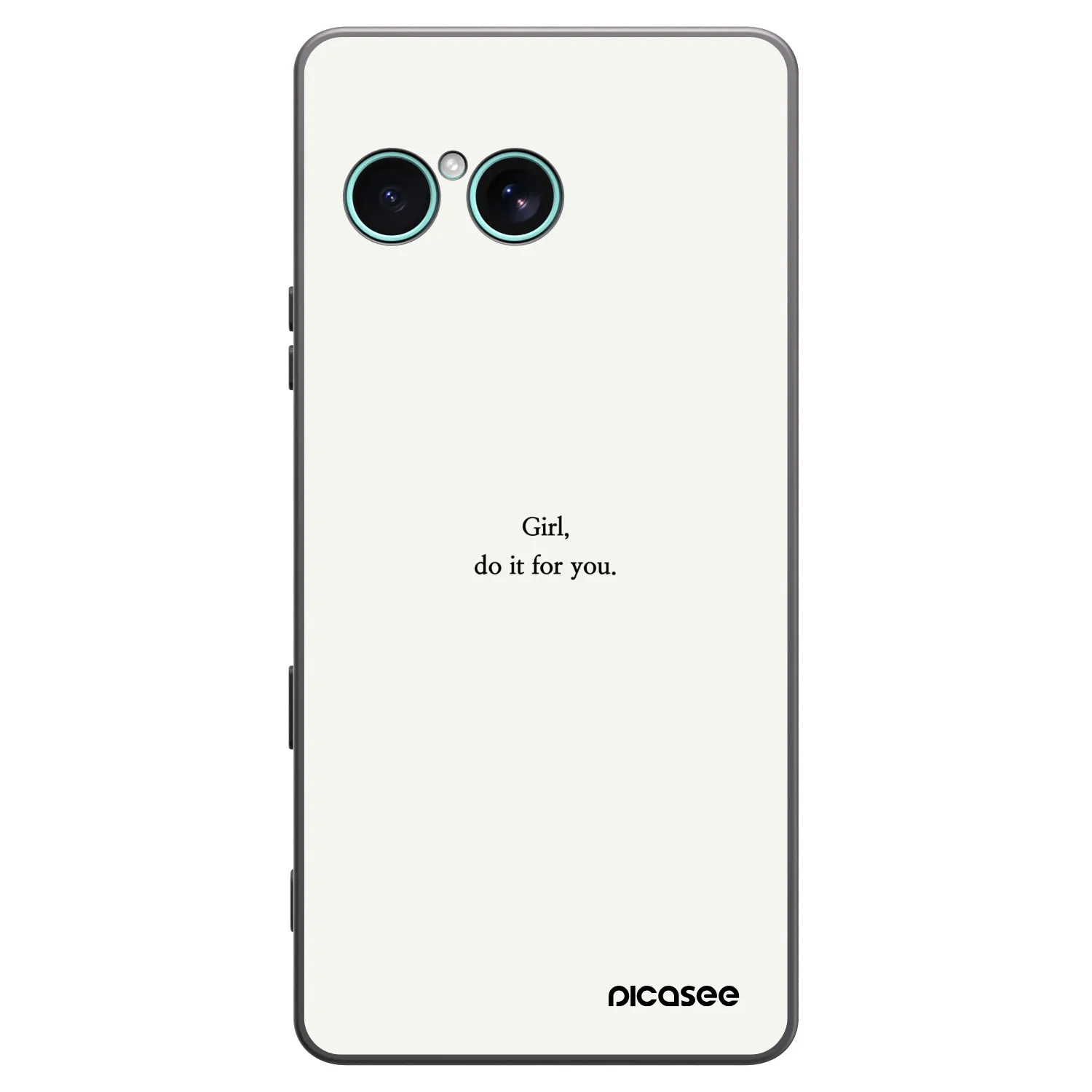 Picasee crna silikonska maskica za Sony Xperia 10 VII - Girl, do it for you