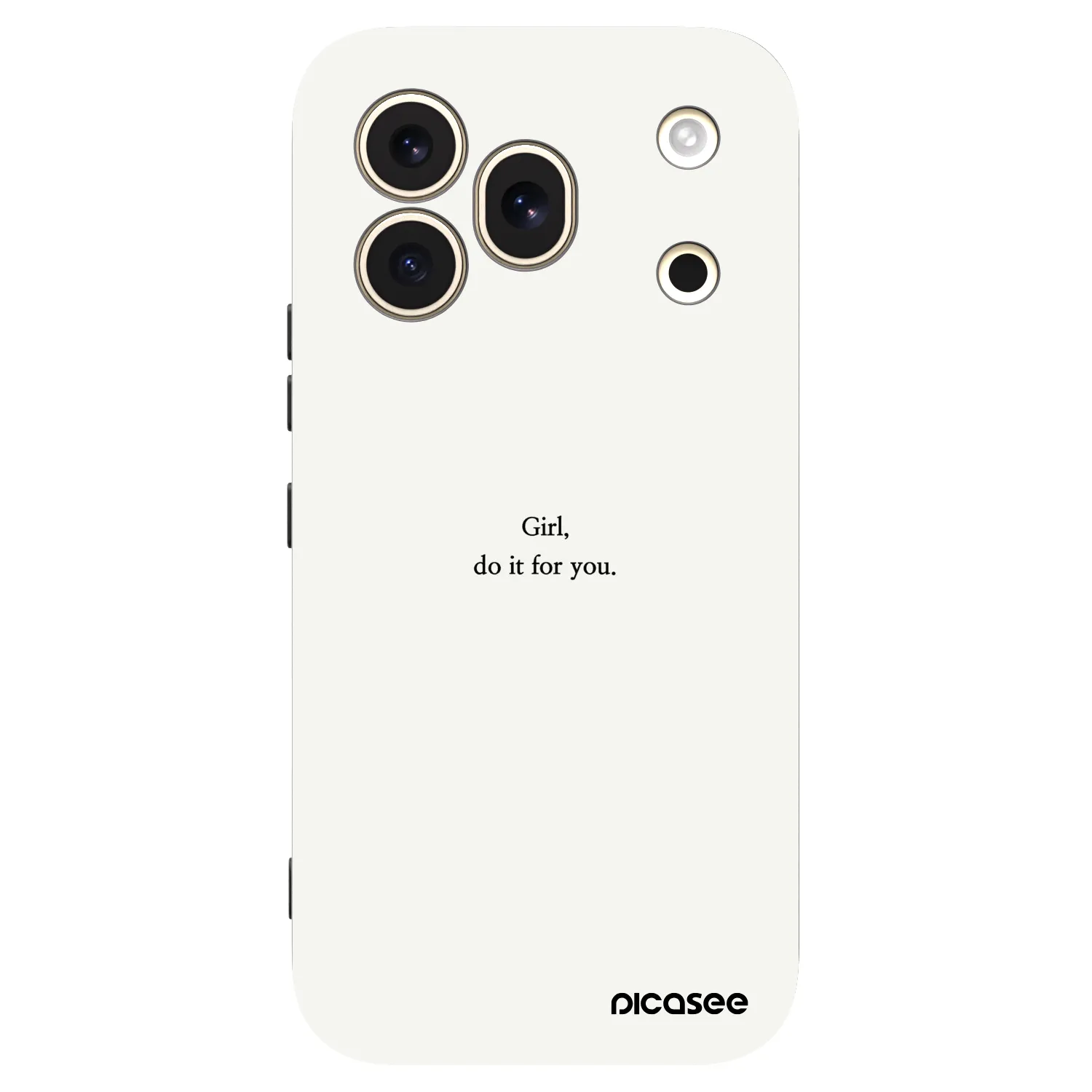 Picasee crna silikonska maskica za Honor 600 Pro - Girl, do it for you