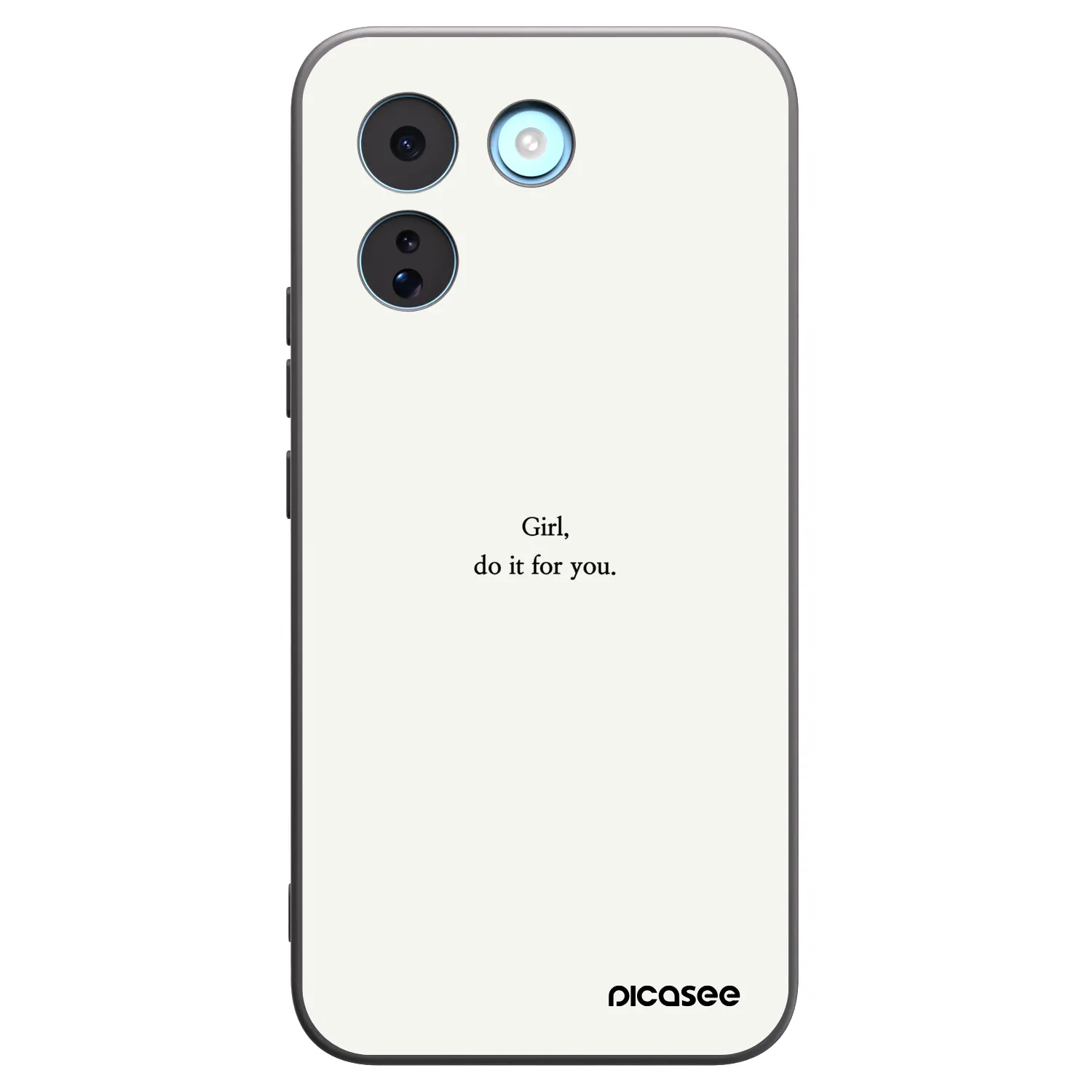 Picasee crna silikonska maskica za Xiaomi Redmi Note 17 Pro MAX 5G - Girl, do it for you