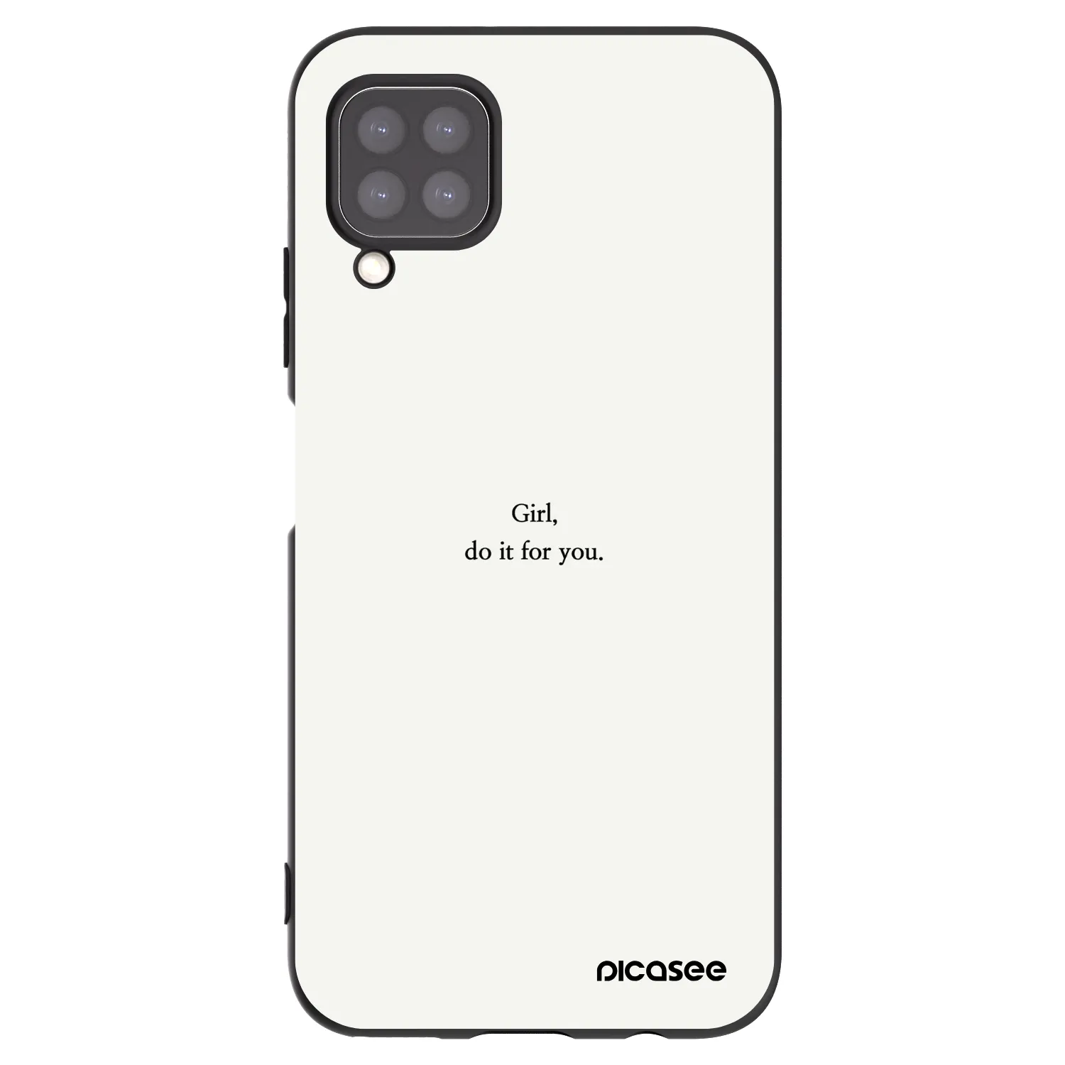 Picasee crna silikonska maskica za Huawei P40 Lite - Girl, do it for you