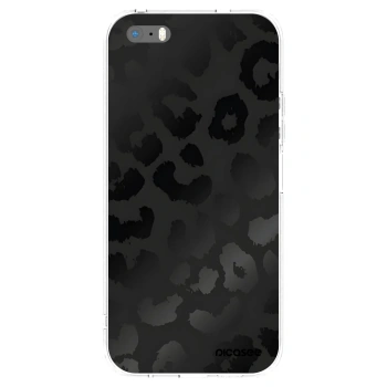Picasee silikonska prozirna maskica za Apple iPhone 5/5S/SE - Midnight Leopard