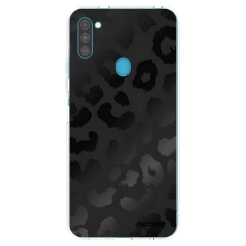 Picasee silikonska prozirna maskica za Samsung Galaxy M11 - Midnight Leopard