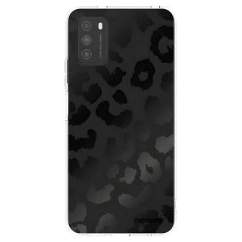 Picasee silikonska prozirna maskica za Xiaomi Poco M3 - Midnight Leopard