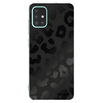Picasee silikonska prozirna maskica za Samsung Galaxy M31s - Midnight Leopard