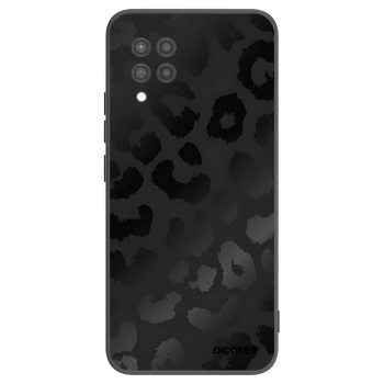 Picasee crna silikonska maskica za Samsung Galaxy A42 A426B - Midnight Leopard