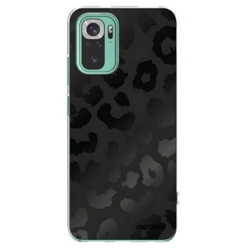 Picasee silikonska prozirna maskica za Xiaomi Redmi Note 10 Pro - Midnight Leopard